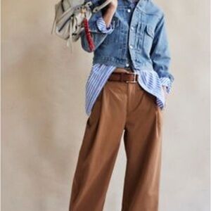 Free people buckle back trousers